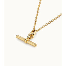 Load image into Gallery viewer, 10k T-Bar Necklace