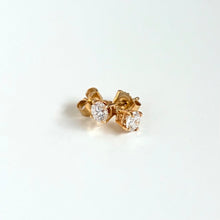 Load image into Gallery viewer, 14k Yellow Gold Lab Grown Diamond Earrings