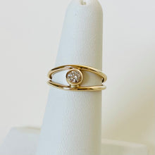 Load image into Gallery viewer, 10k Misa Diamond Double Ring