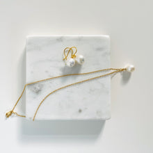 Load image into Gallery viewer, 14k Abigail Drop Pearl Earrings