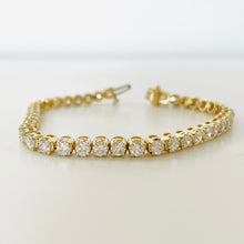 Load image into Gallery viewer, 14K Diamond Tennis Bracelet