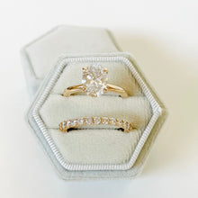 Load image into Gallery viewer, 14k Diamond Half Eternity Band
