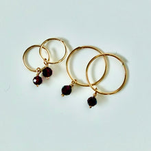 Load image into Gallery viewer, 10K Gemstone Sleepers, Small