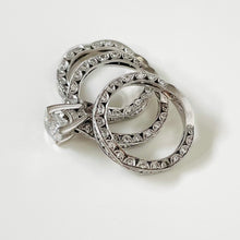 Load image into Gallery viewer, 18K Vintage Triple Engagement & Wedding Set