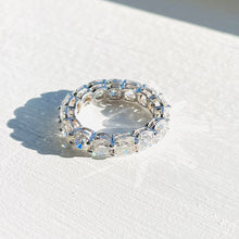 Load image into Gallery viewer, 14k Large Diamond Eternity Band