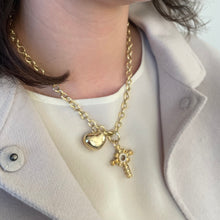 Load image into Gallery viewer, 14k Brilliant Cross Pendant