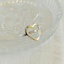 Load image into Gallery viewer, Sterling Silver Open Heart Ring