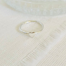 Load image into Gallery viewer, Sterling Silver Mini Heart Ring