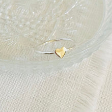 Load image into Gallery viewer, Sterling Silver Mini Heart Ring