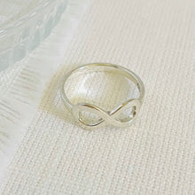 Load image into Gallery viewer, Sterling Silver Infinity Ring