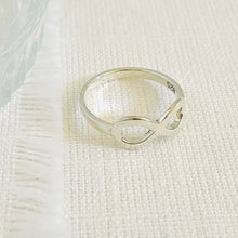 Load image into Gallery viewer, Sterling Silver Infinity Ring