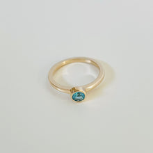 Load image into Gallery viewer, 10k  Baby Bezel Stacking Ring
