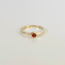 Load image into Gallery viewer, 10k  Baby Bezel Stacking Ring