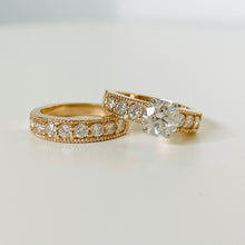 Load image into Gallery viewer, 14k Jordan Wedding Set