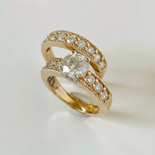 Load image into Gallery viewer, 14k Jordan Wedding Set