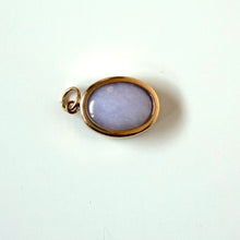 Load image into Gallery viewer, 10k Vintage Lavender Jadeite Pendant