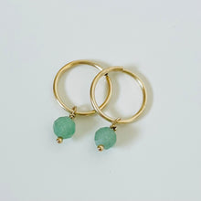 Load image into Gallery viewer, 10K Gemstone Sleepers, Small