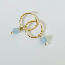 Load image into Gallery viewer, 10K Gemstone Sleepers, Small