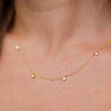 Load image into Gallery viewer, 14K Brodie Gold & Diamond Necklace