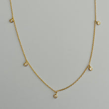 Load image into Gallery viewer, 14K Brodie Gold & Diamond Necklace