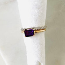 Load image into Gallery viewer, 10K Forthright Amethyst Ring
