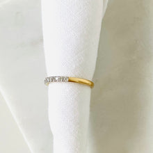 Load image into Gallery viewer, 14k Forthright Natural Diamond Half Eternity Band

