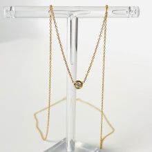 Load image into Gallery viewer, 14K Alyssa Diamond Pendant Necklace