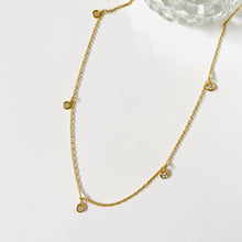 Load image into Gallery viewer, 14K Brodie Gold & Diamond Necklace
