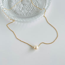 Load image into Gallery viewer, 10K Lorraine Floating Pearl Pendant
