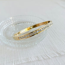 Load image into Gallery viewer, 14k Diamond Bangle Bracelet
