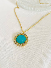Load image into Gallery viewer, Crystal &amp; Turquoise Necklace
