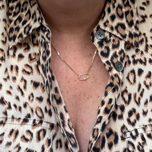 Load image into Gallery viewer, 10k Small Carabiner Necklace
