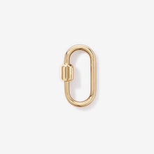 Load image into Gallery viewer, 10k Small Carabiner Necklace
