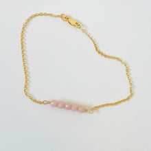 Load image into Gallery viewer, 10k Five Stone Gem Bracelet

