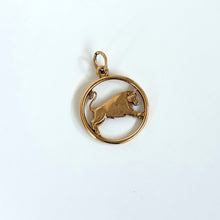 Load image into Gallery viewer, 14k Vintage Taurus Zodiac Charm
