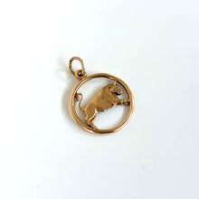 Load image into Gallery viewer, 14k Vintage Taurus Zodiac Charm
