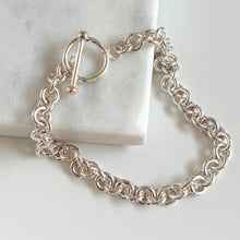Load image into Gallery viewer, Sterling Silver Toggle Bracelet
