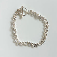 Load image into Gallery viewer, Sterling Silver Toggle Bracelet
