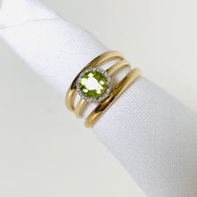 Load image into Gallery viewer, 14K Peridot &amp; Diamond Ring
