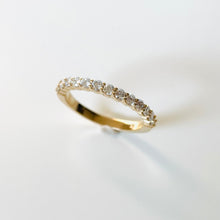 Load image into Gallery viewer, 14k Diamond Half Eternity Band
