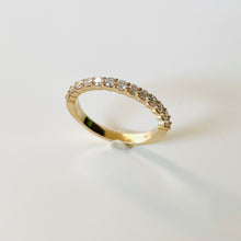 Load image into Gallery viewer, ZZ - Discontinued - 14k Diamond Half Eternity Band
