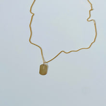 Load image into Gallery viewer, 10k Boy&#39;s Dog Tag &amp; Chain
