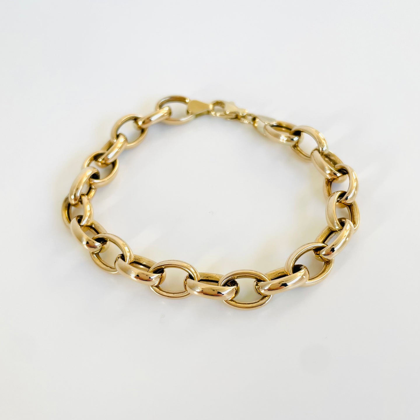 10k Giant Rolo Bracelet