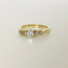 Load image into Gallery viewer, 14k Five Stone Diamond Engagement Ring
