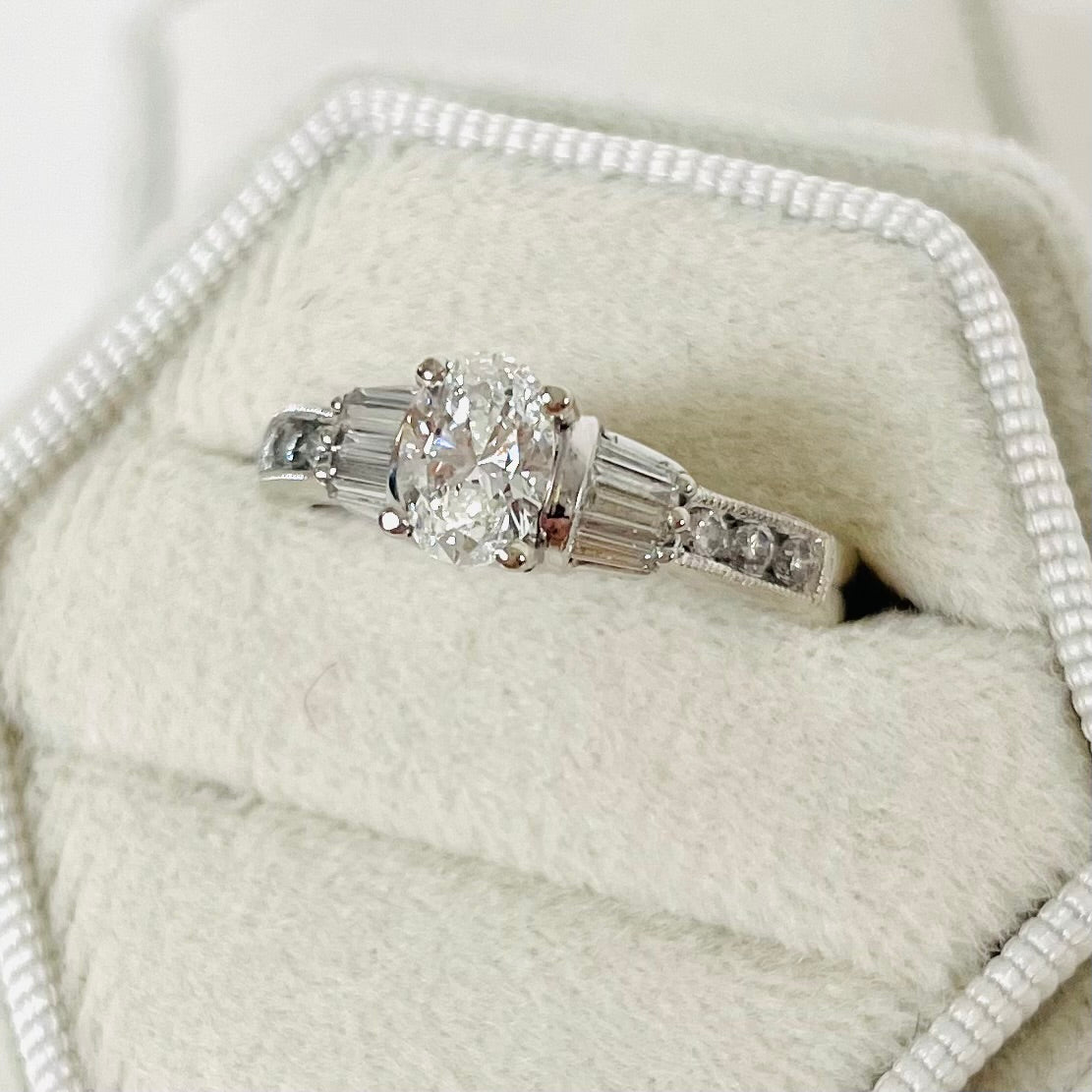 14k Vintage Diamond Engagement Ring