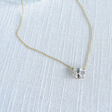 Load image into Gallery viewer, 10K Forthright Oval Cubic Zirconia Necklace

