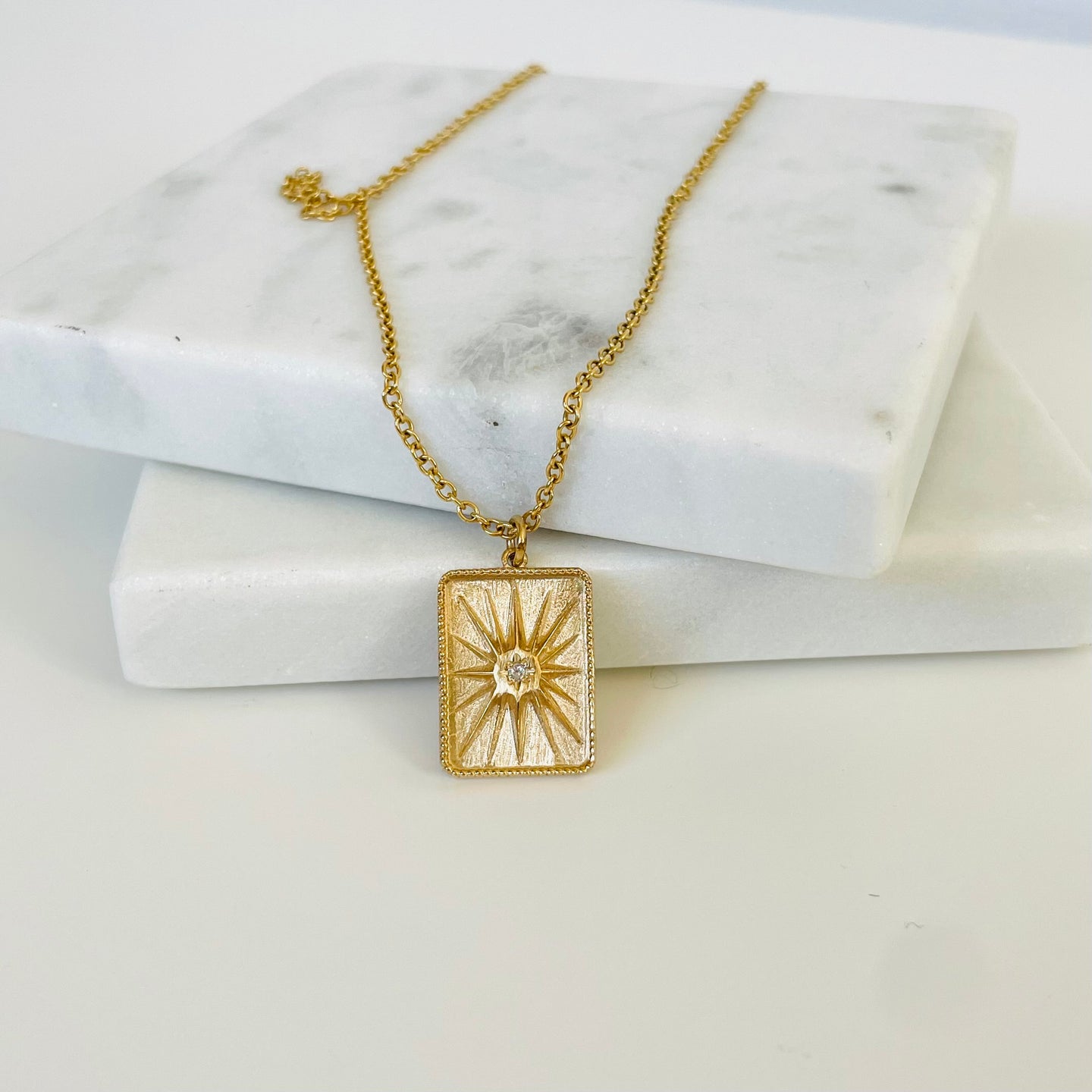 14k Star Power Necklace