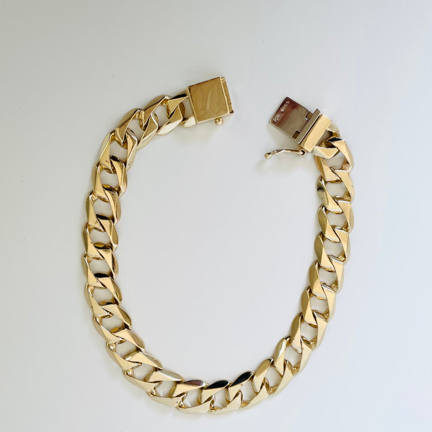 10k Reilly Heavy Gold Bracelet