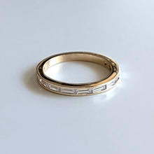 Load image into Gallery viewer, 14k Radiant-Cut Diamond 3/4 Eternity Band
