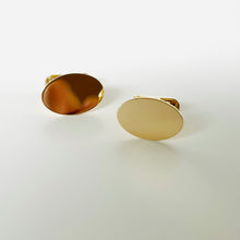 Load image into Gallery viewer, 10k Oval Cufflinks

